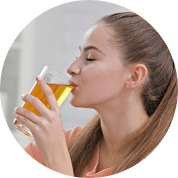 flavorwatch woman drinking